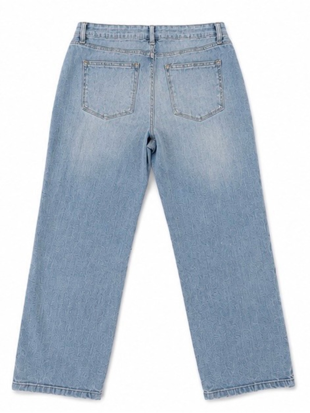 SONOMA Light Wash Wide Leg Cropped Jeans Size 12P - Picture 2 of 7